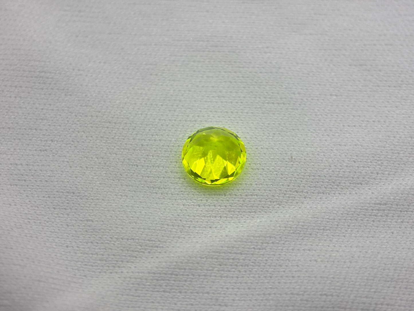 Round Cut LUAG Gem