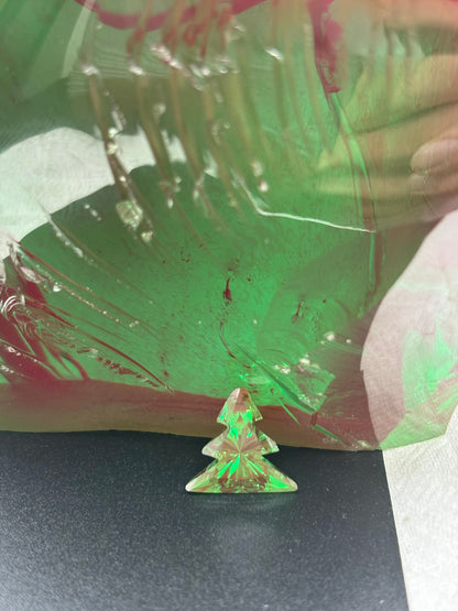 7.8CT Cr(3+)YAG Christmas Tree Gem